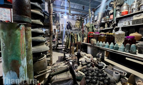 Quảng Trị: “Gã khùng” giữ kỷ vật chiến tranh để nói về hòa bình